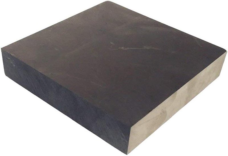 OTOOLWORLD 99.9% Purity Graphite Ingot Block EDM Graphite Plate Milling Surface (100MMx100MMx20MM) - Image 1